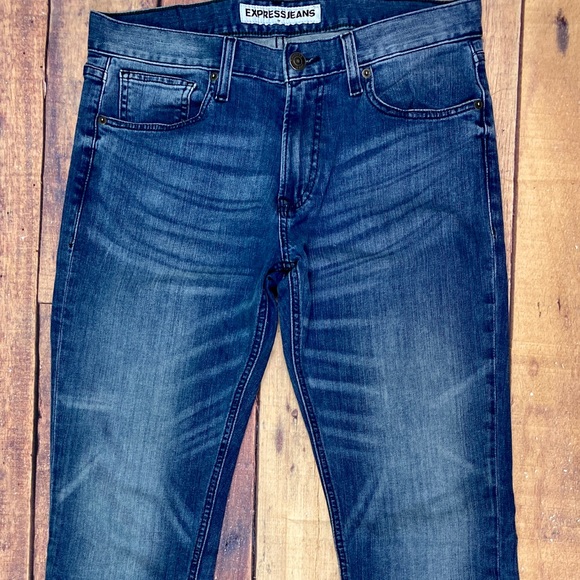 Lot of 3 express men’s jeans Rocco size 32X34 - Picture 4 of 7